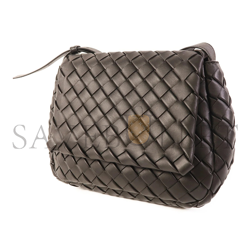 b0tt*ga Ven*ta leather cross-body bag 755659 (27*16.5*10cm)